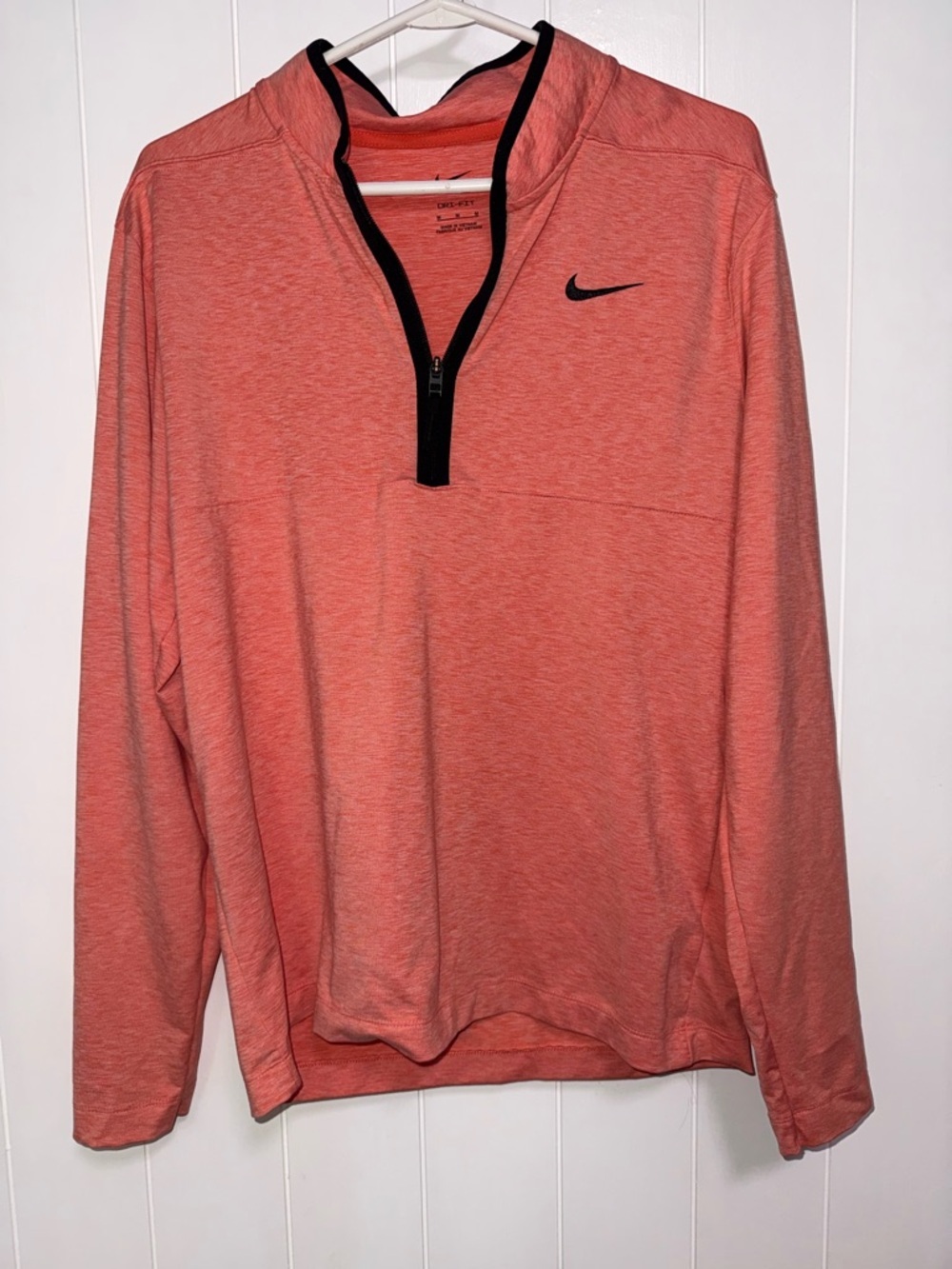 Nike Men’s Quarter-Zip Pullover - Coral